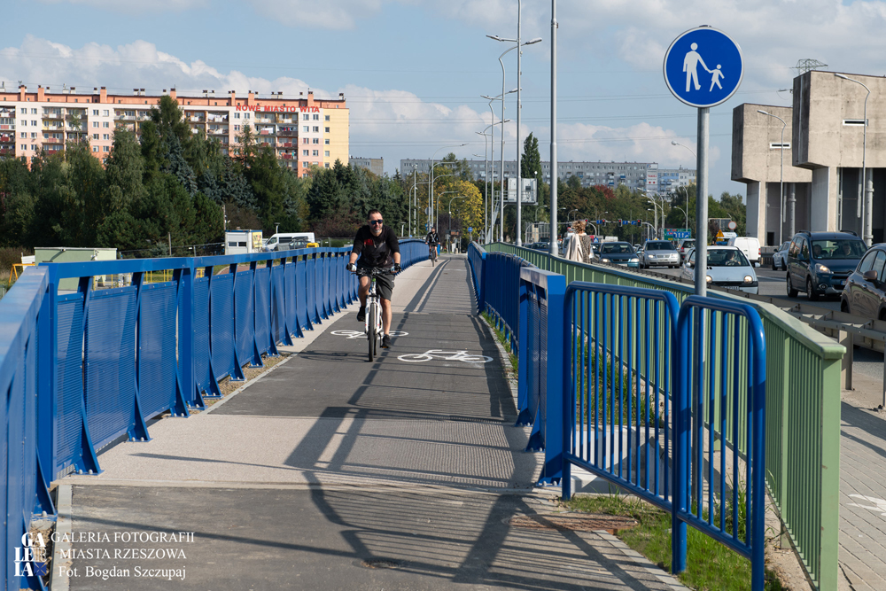 Kładka rowerowa przy Moście Karpackim